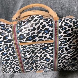 Consuela Blue Jag Weekender Bag